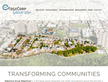 Tablet Screenshot of edgecorpgroup.com